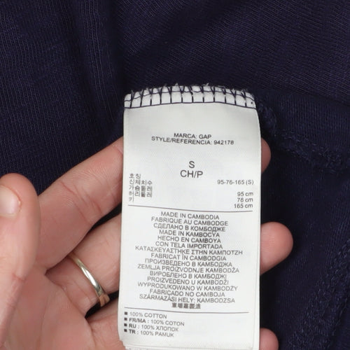 Gap Unisex Purple Full Zip Hoodie Size S
