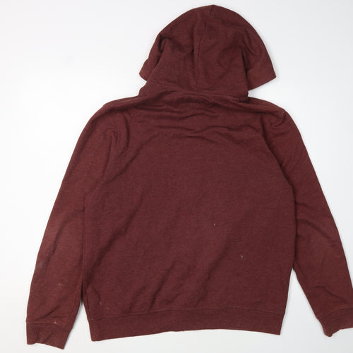 Red Herring Men's Red Full Zip Hoodie, Size L