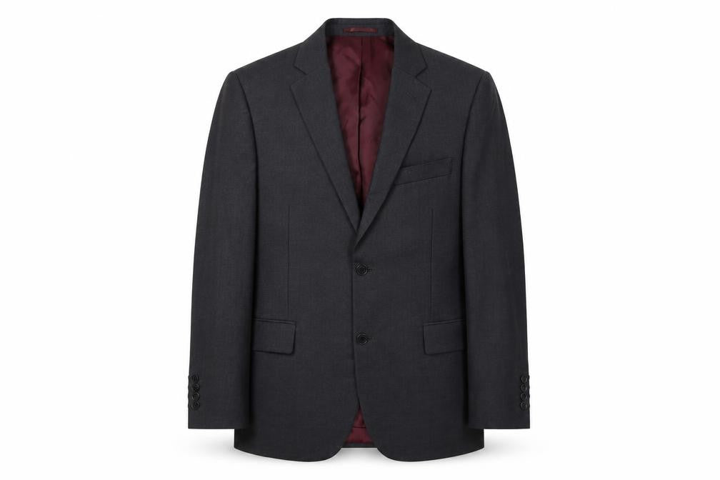 Front view of Austin Reed Men's Grey Blazer, size 42R, Classic Fit