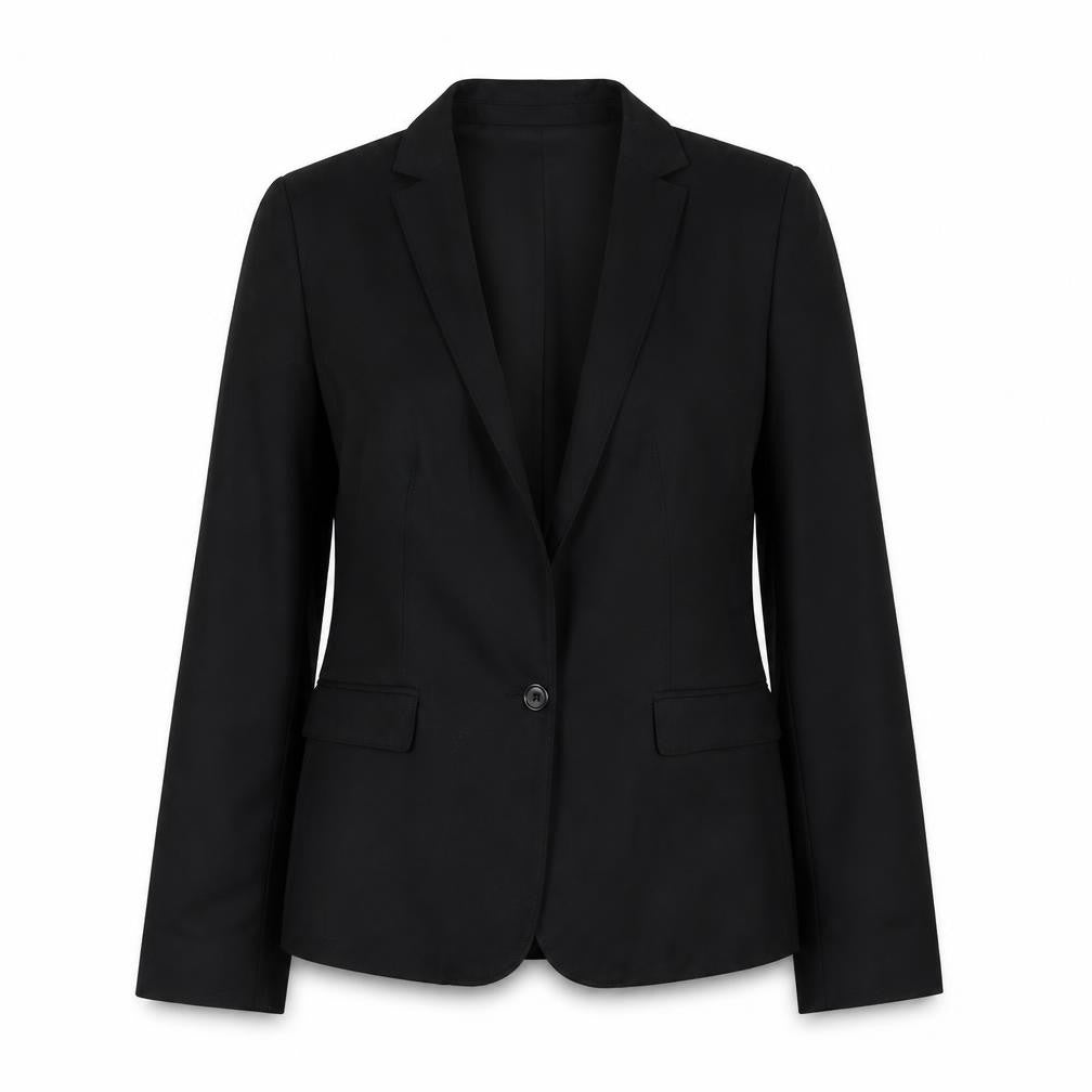 Front view of French Connection Women's Black Blazer, size 12
