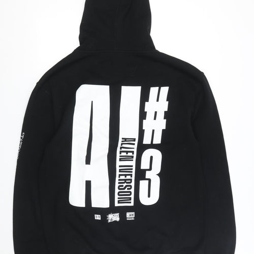Mitchell & Ness Men's Black Pullover Hoodie L - Sports Theme