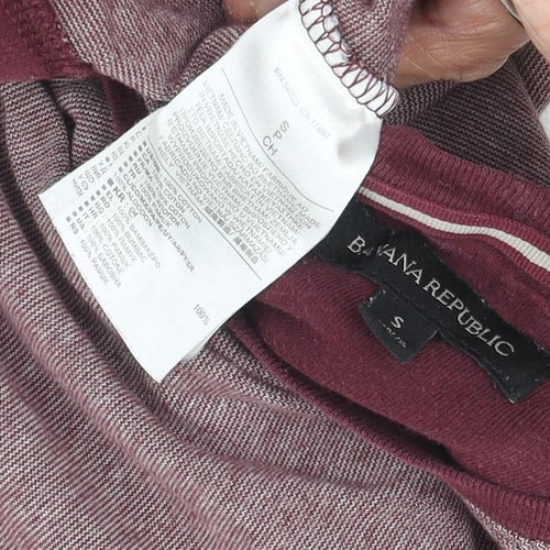 Banana Republic Men's Red Long Sleeve Shirt S