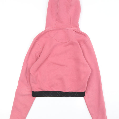 Pink Soda Women's Pink Hoodie Size 8 Pullover