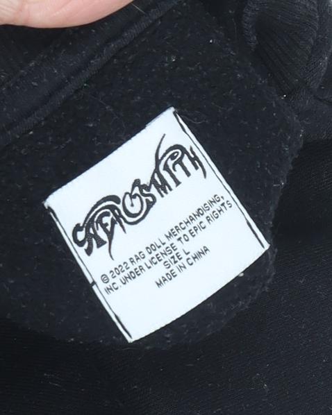 Aerosmith Men's Black Pullover Sweatshirt L