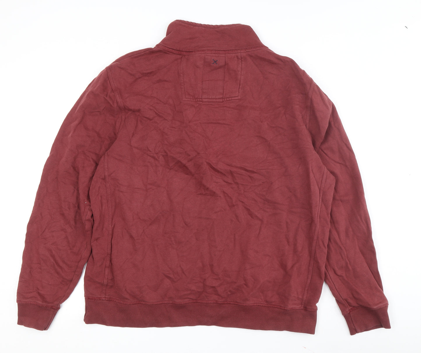 Fat Face Men's Red 1/4 Zip Sweatshirt XL