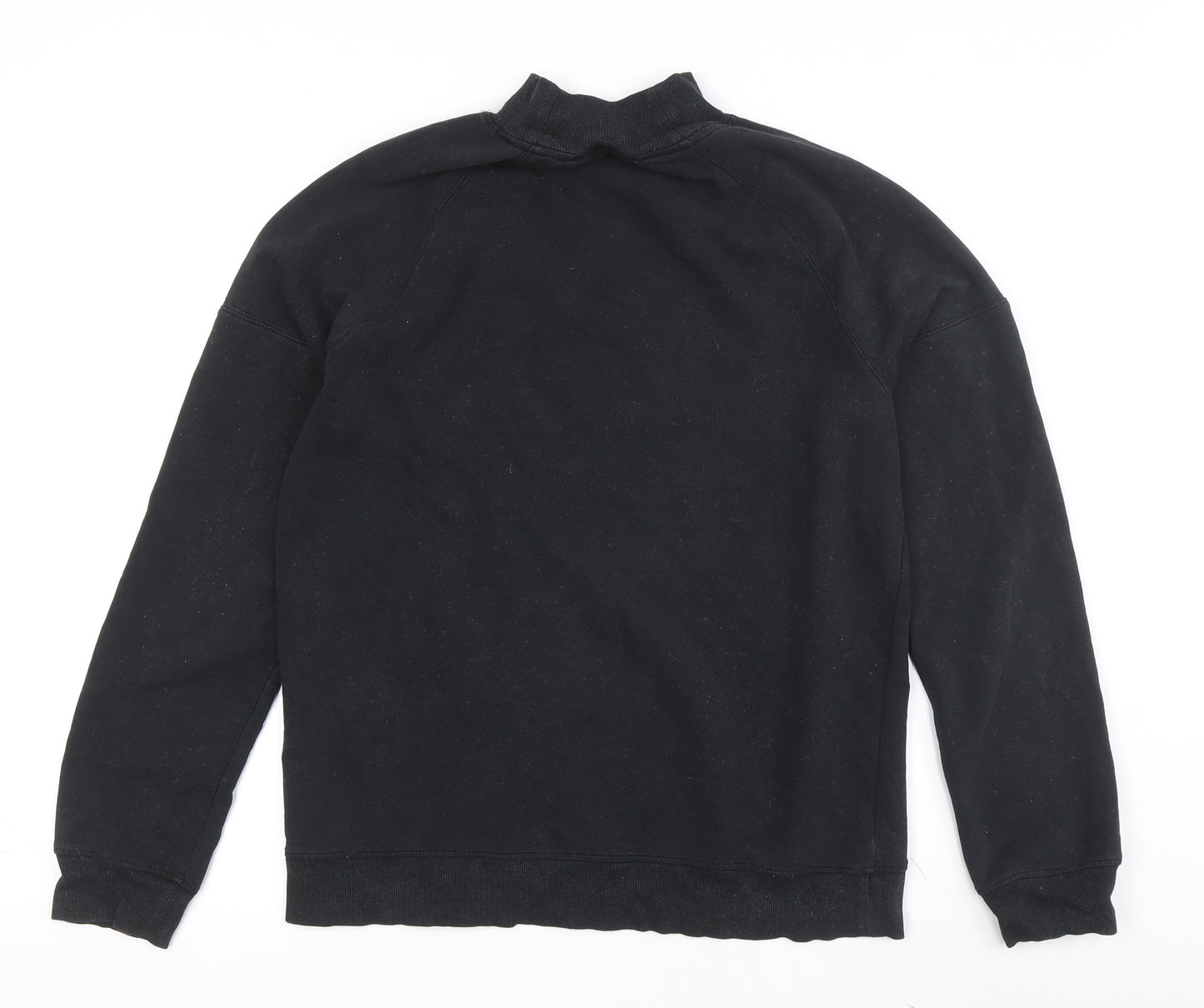 find. Women's Black Mock Neck Sweatshirt S