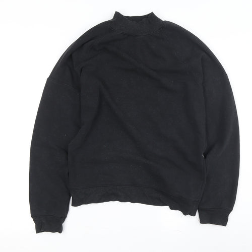 find. Women's Black Mock Neck Sweatshirt S