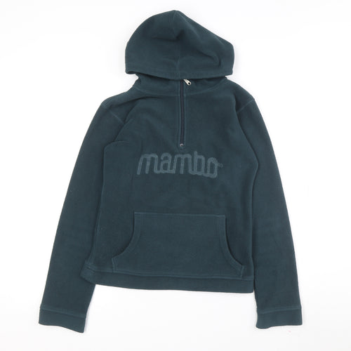 Mambo Women's Green Pullover Hoodie Size 10