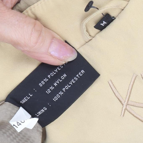 Klass Women's Beige Parka Jacket, Hooded, Size M, Casual Style