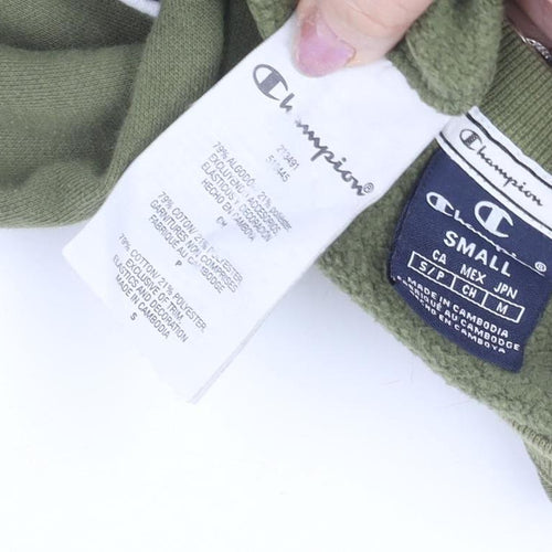 Champion Men's Green Pullover Sweatshirt S