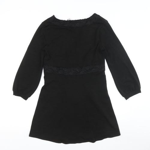 Nine West Women's Black V-Neck Knit Top XS