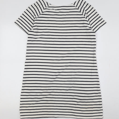 White Stuff Women's Striped T-Shirt Dress Size 12