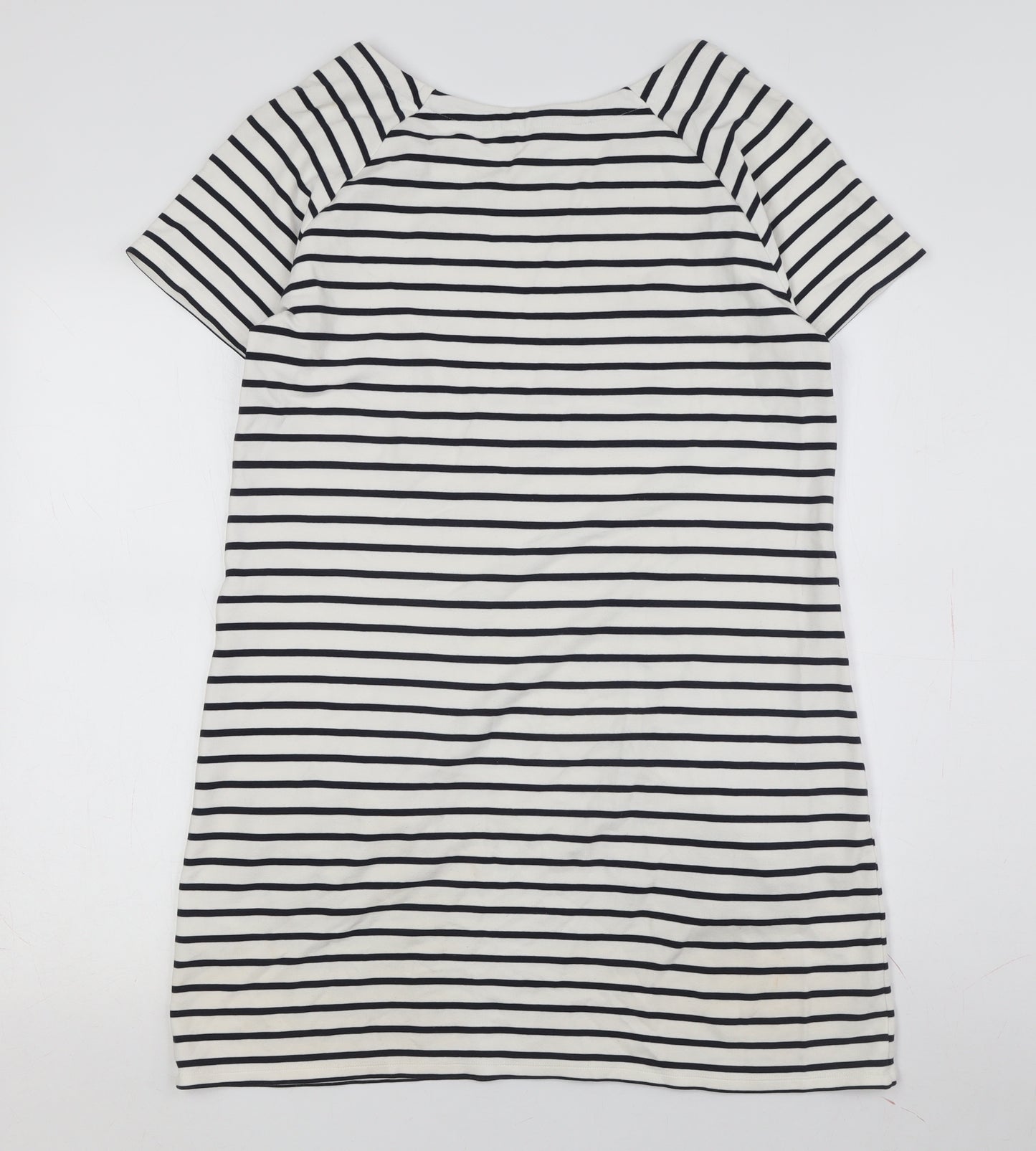 White Stuff Women's Striped T-Shirt Dress Size 12