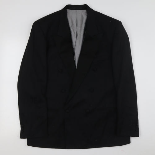 Principles Men's Black Double-Breasted Blazer 42R