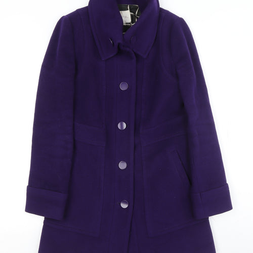 3000 Pink Deluxe Women's Purple Wool Coat Size 10