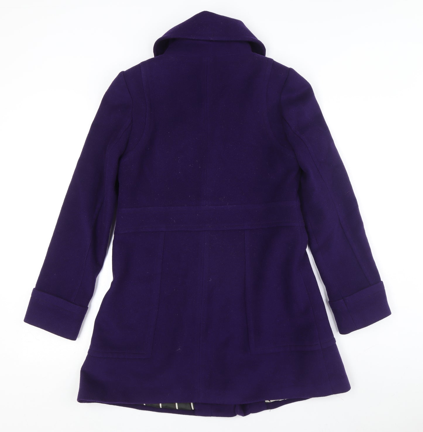 3000 Pink Deluxe Women's Purple Wool Coat Size 10
