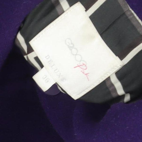3000 Pink Deluxe Women's Purple Wool Coat Size 10