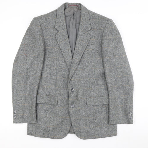 Kilmaine Men's Grey Wool Tweed Blazer 40R