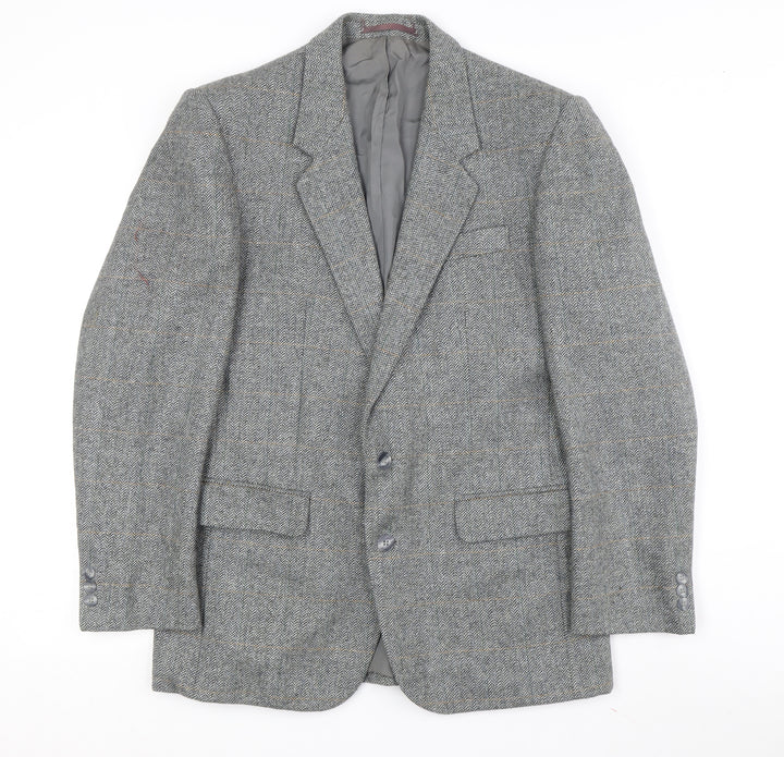 Kilmaine Men's Grey Wool Tweed Blazer 40R