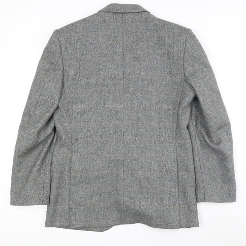 Kilmaine Men's Grey Wool Tweed Blazer 40R