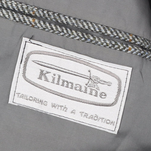 Kilmaine Men's Grey Wool Tweed Blazer 40R