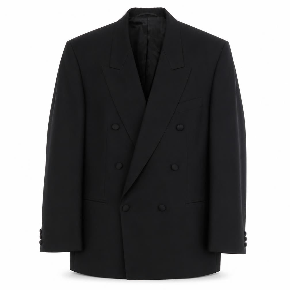 Front view of Weidenmann Black Tuxedo Blazer, Men's, size 40R
