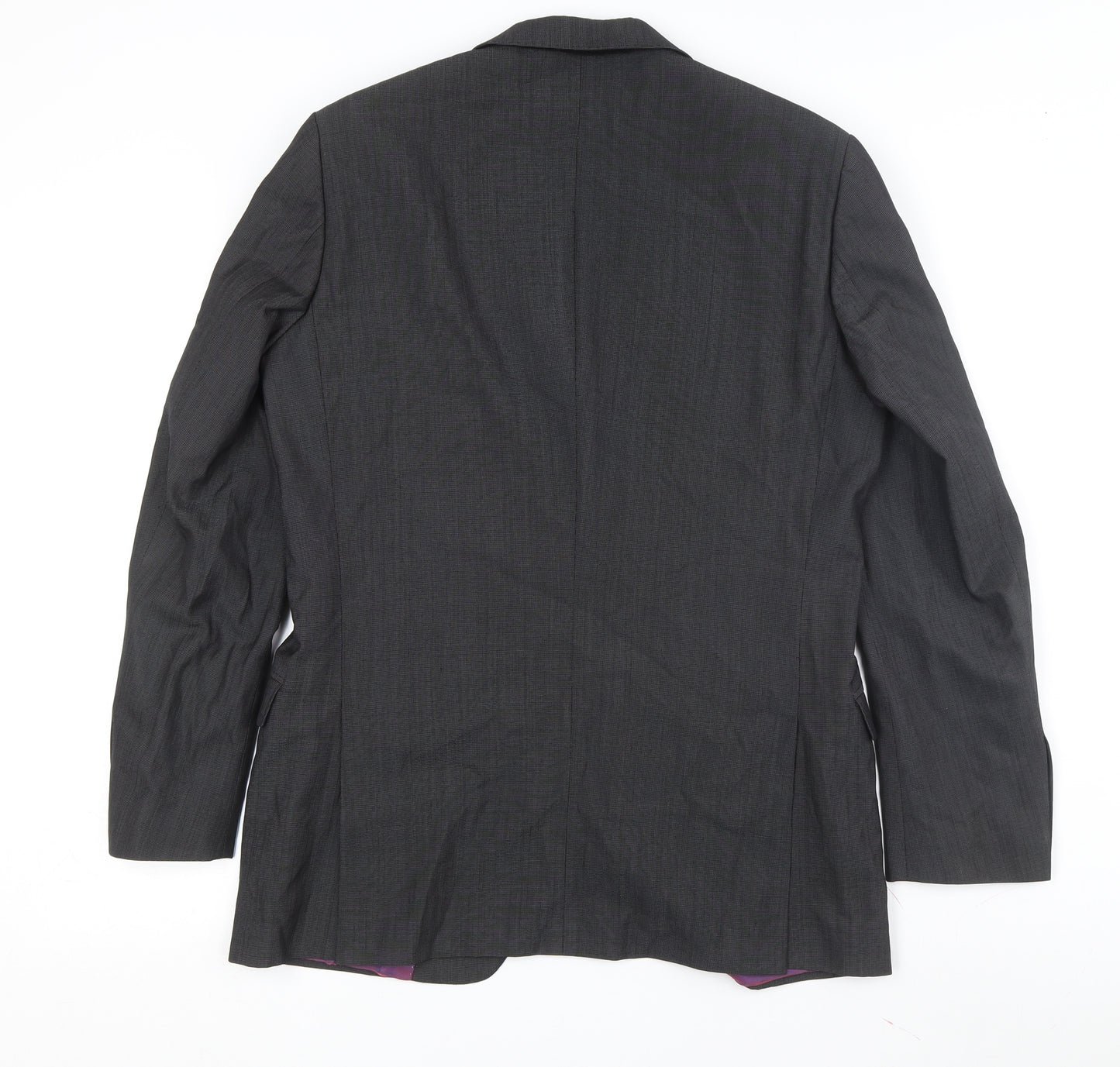 Remus Uomo Men's Black Blazer, Size 38R, Formal Wear