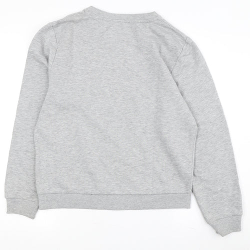 Paris Saint-Germain Grey Unisex Logo Sweatshirt M Pullover