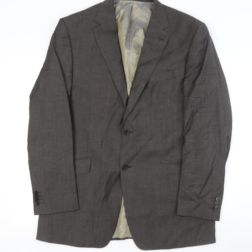 Balmain Homme Grey Blazer, Long, Men's Size 42L