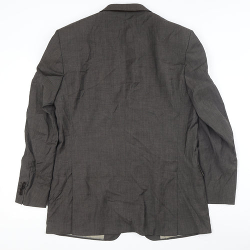 Balmain Homme Grey Blazer, Long, Men's Size 42L