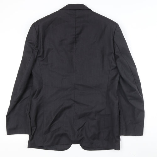 Ermenegildo Zegna Men's Black 38S Suit Jacket