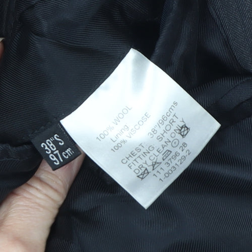 Ermenegildo Zegna Men's Black 38S Suit Jacket