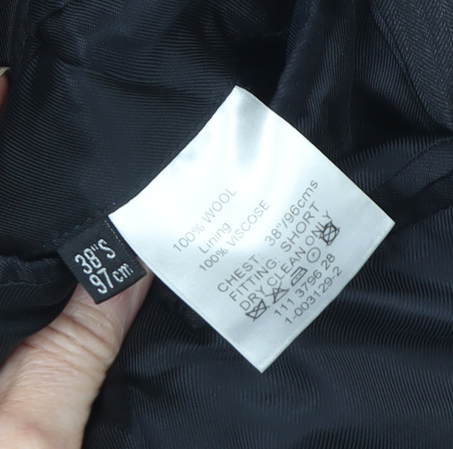 Ermenegildo Zegna Men's Black 38S Suit Jacket