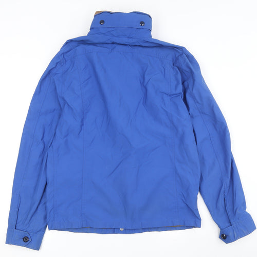 J.Crew Men's Blue Military Jacket, S, Lined, Button-Up