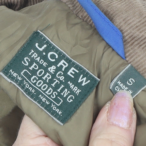 J.Crew Men's Blue Military Jacket, S, Lined, Button-Up