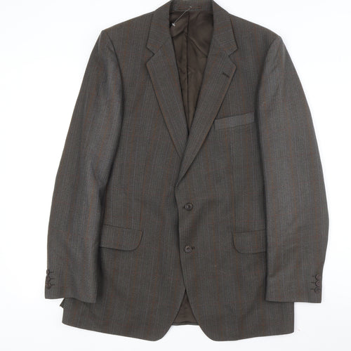 Magee Men's Brown Tweed Blazer 42L Classic Formal