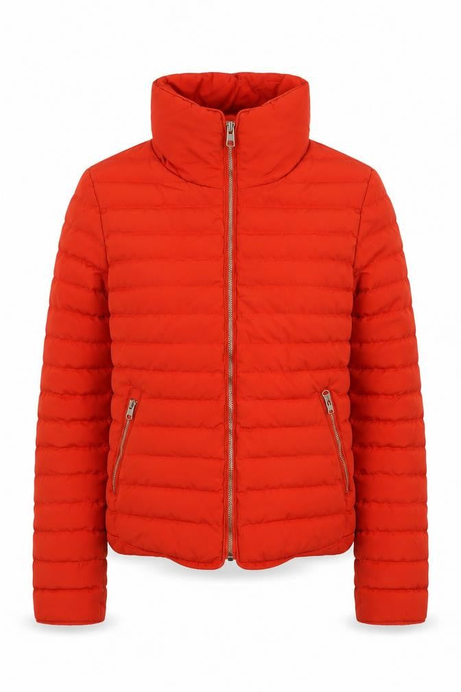 Front view of Tokyo Laundry Red Women's, size 8, Puffer Jacket Winter