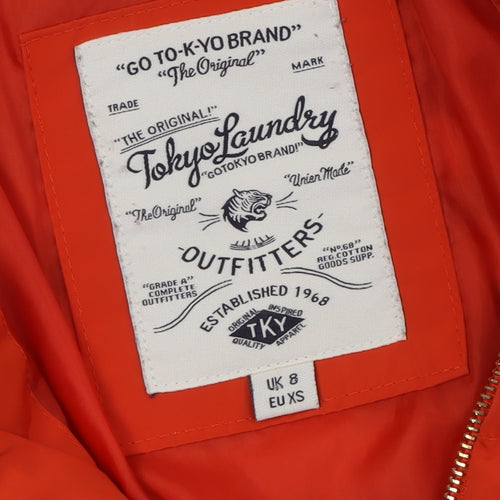 Tokyo Laundry Red Women's Size 8 Puffer Jacket Winter