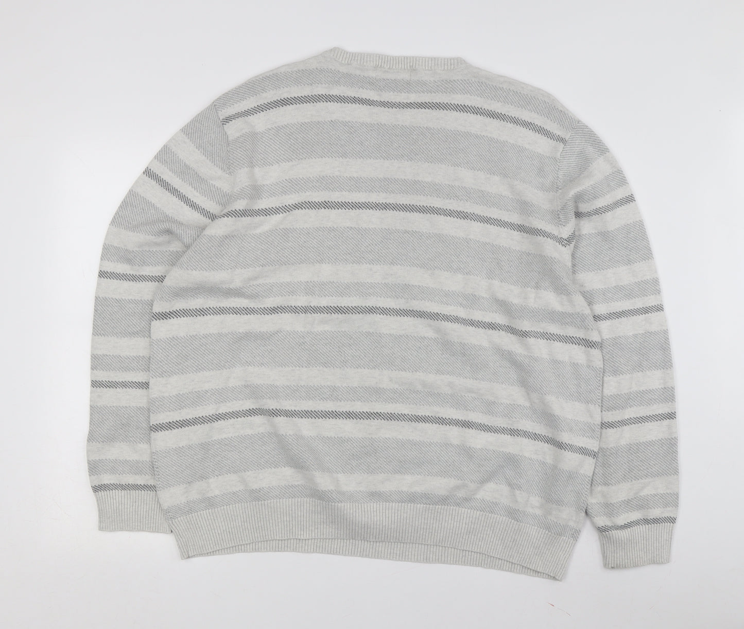 Marks and Spencer Men's Grey 2XL Pullover Jumper