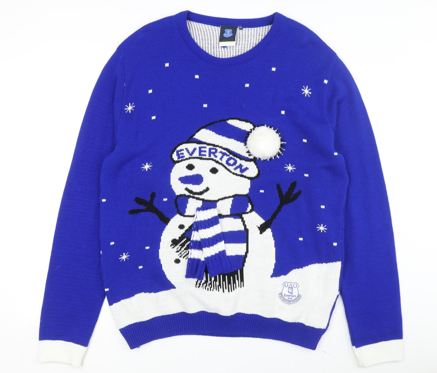 Everton Men's Blue 2XL Christmas Jumper