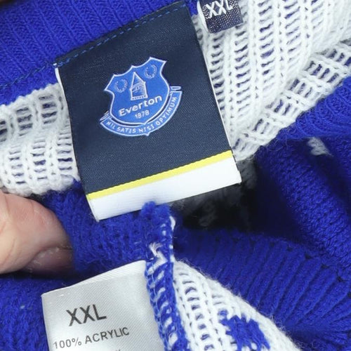 Everton Men's Blue 2XL Christmas Jumper
