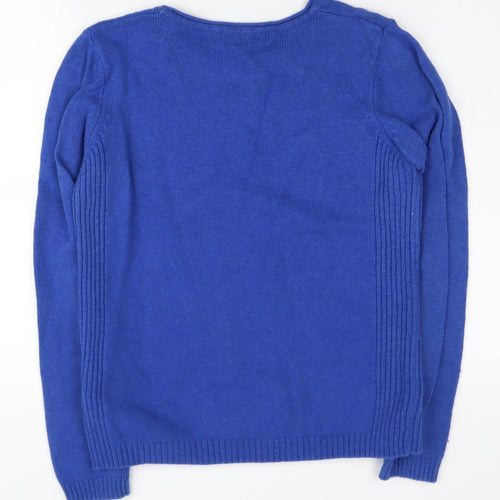 Isle Women's Blue Jumper, Size S, Round Neck