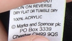 Marks and Spencer Men's Black Medium V-Neck Jumper