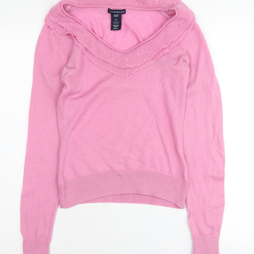GAP Women's Pink Merino Wool Pullover Jumper, S
