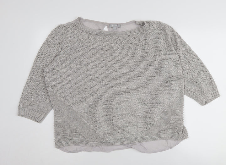 Per Una Women's Grey Pullover Jumper Size 18
