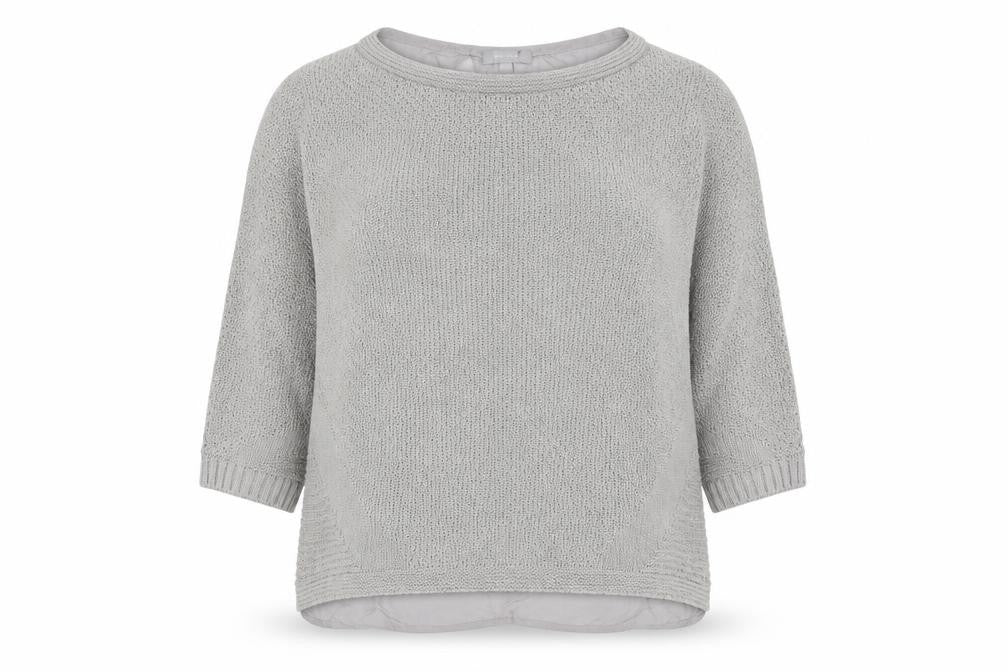 Front view of Per Una Women's Grey jumper, size 18