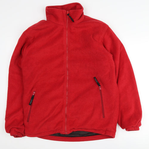 Jack Murphy Women's Red Fleece Jacket Size 12