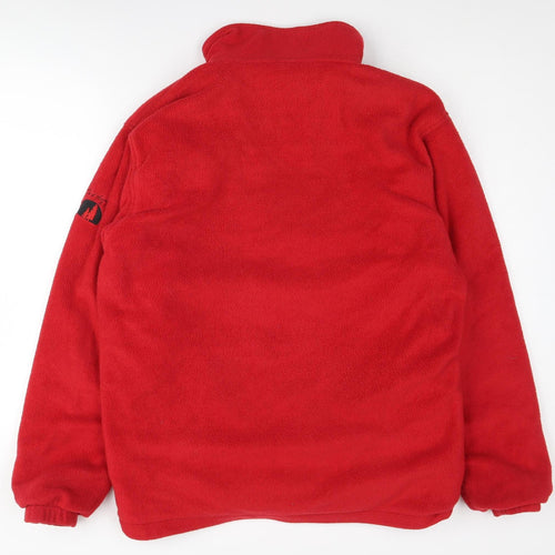 Jack Murphy Women's Red Fleece Jacket Size 12