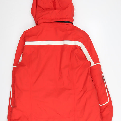 Schöffel Women's Red Ski Jacket Size 16 Full Zip Waterproof