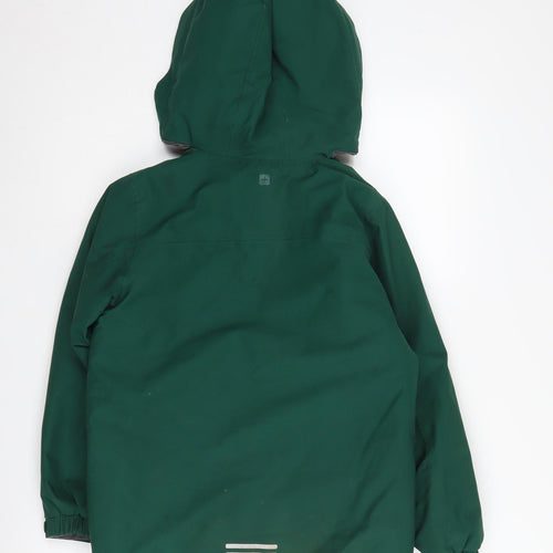 Mountain Warehouse Boys Green Waterproof Parka Coat 9-10 Yrs